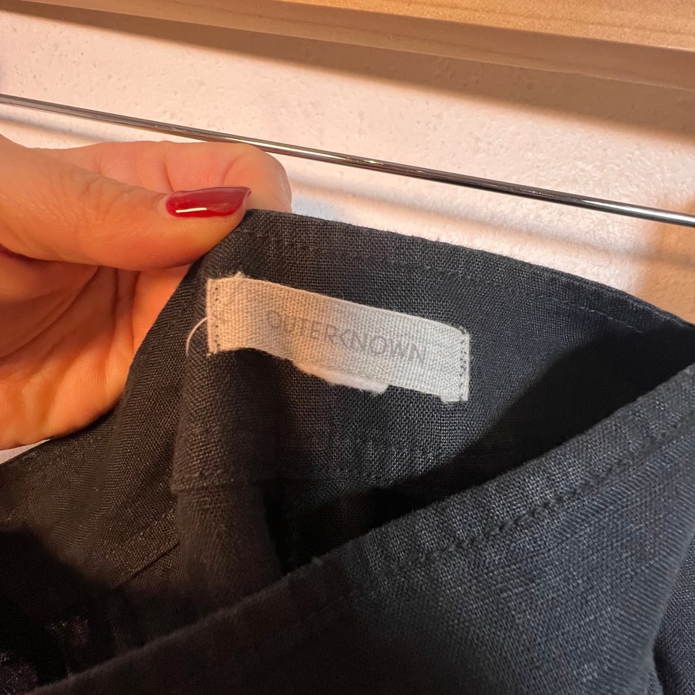 Outerknown Eclipse Pleated Linen Sailor Pants Cro… - image 7